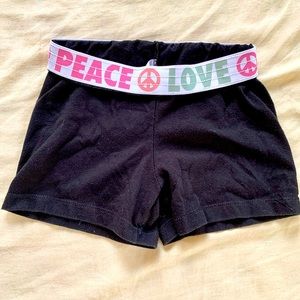 🌈6/$10 Peace & Love Cotton Shorts